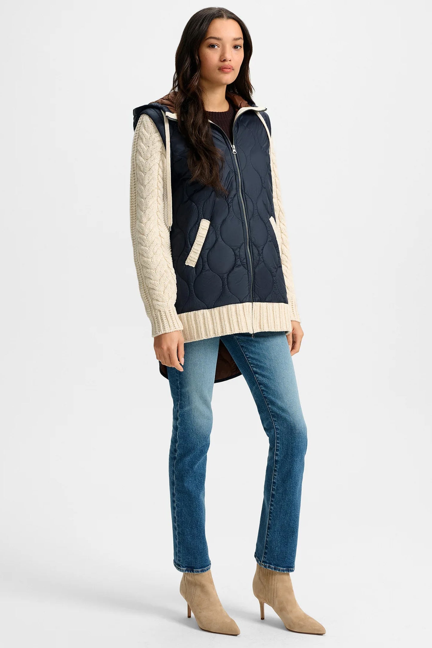Borrows Mixed Media Jacket