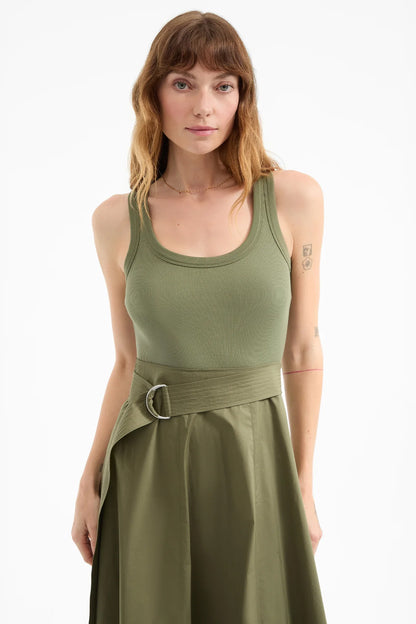 Ennis Mixed Media Dress