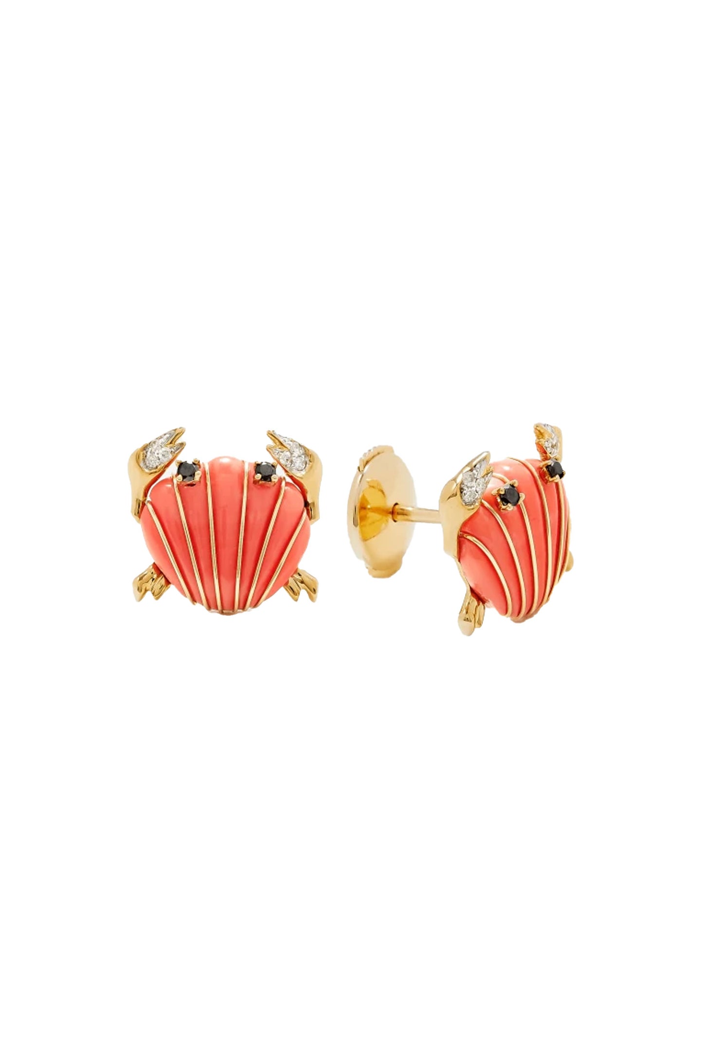 Shell Crab Earrings