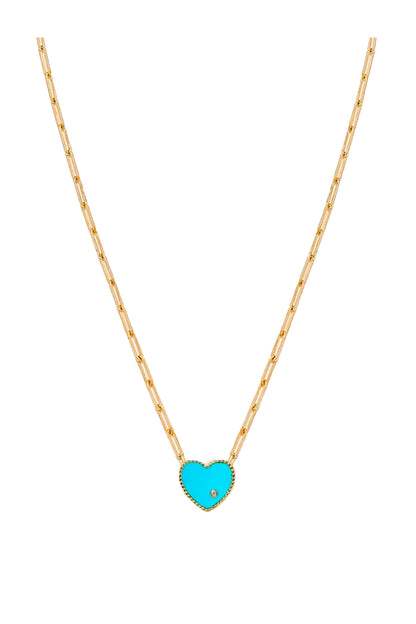 Solitaire Heart Necklace