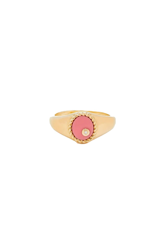 Mini Oval Signet Ring