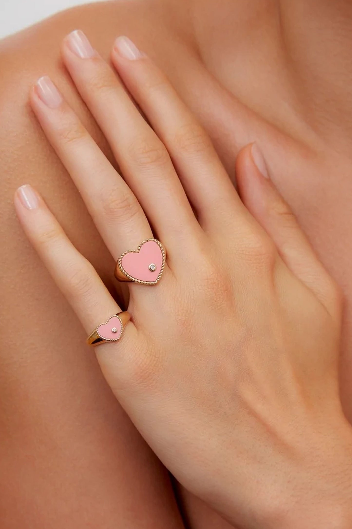 Mini Heart Signet Ring