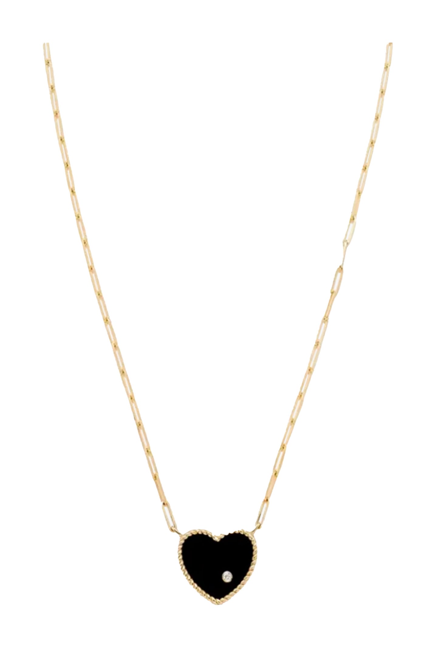 Solitaire Heart Necklace