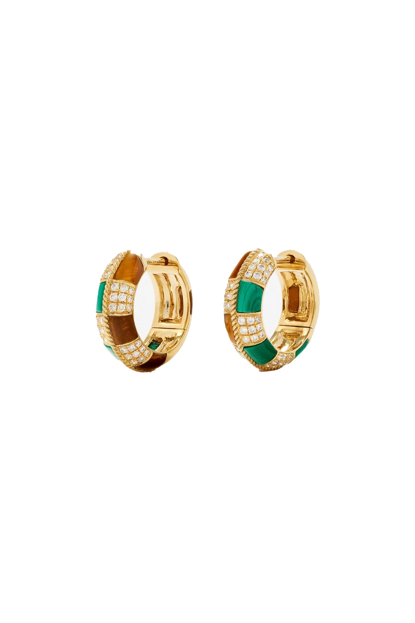 Mini Checkers Earrings