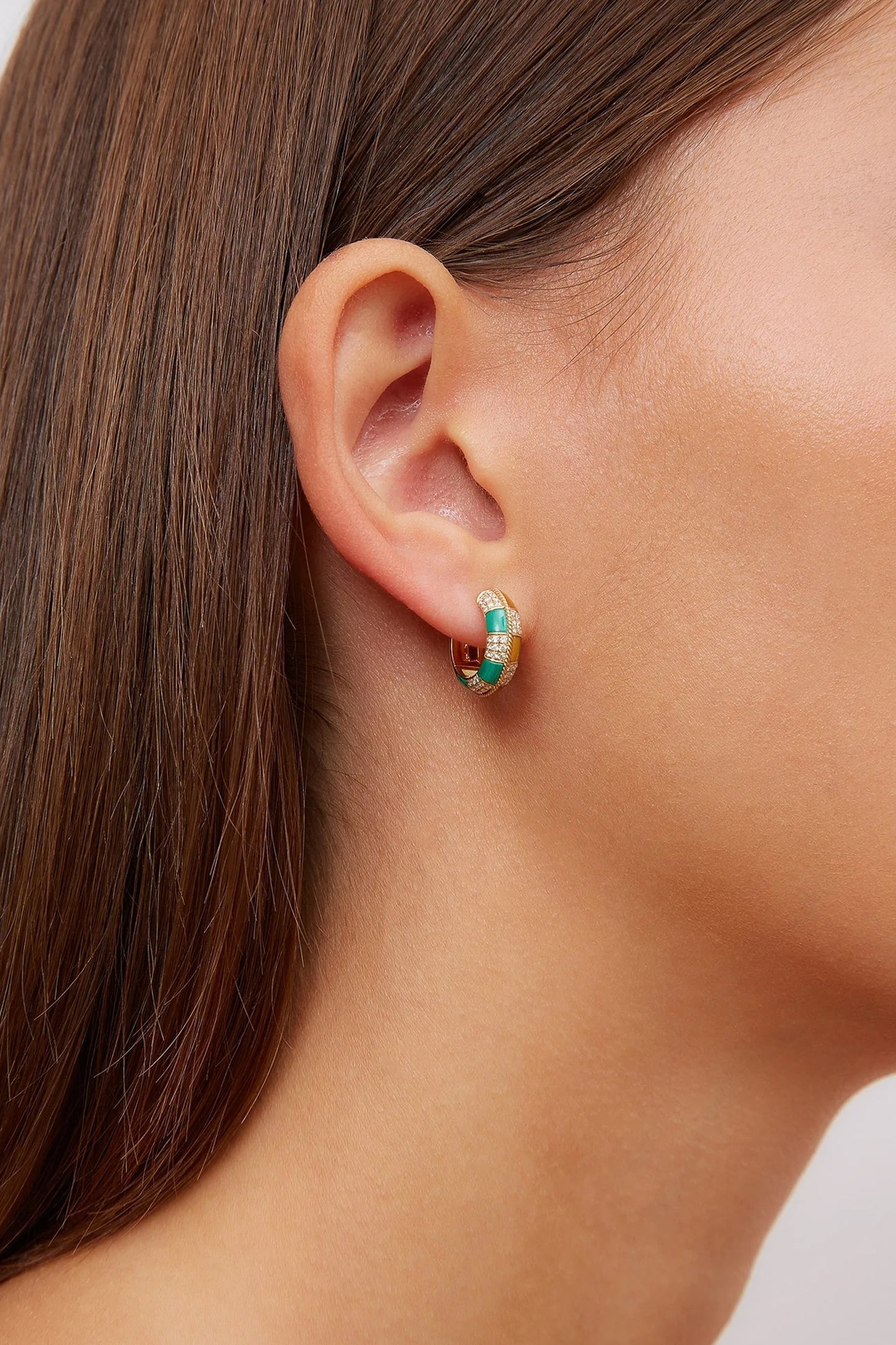 Mini Checkers Earrings