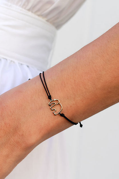 Elephant Cord Bracelet