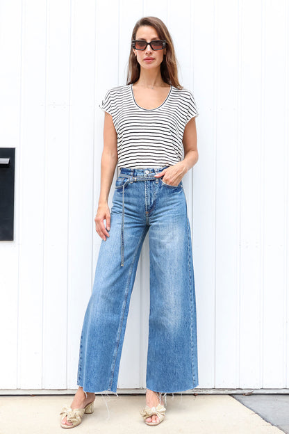 High Rise Baggy Pant Raw After - FINAL SALE