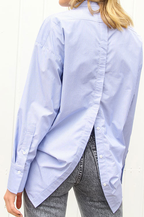 Pini Stripe Cotton Shirt - FINAL SALE