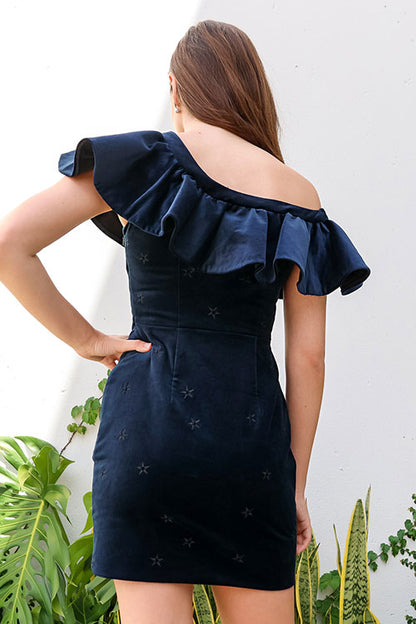 Greta Ruffle Mini Dress - FINAL SALE