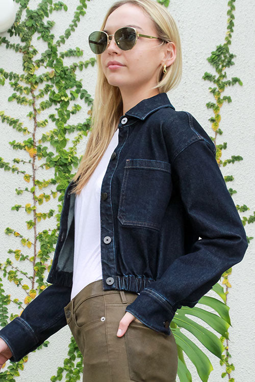 Johanna ortiz denim top jacket