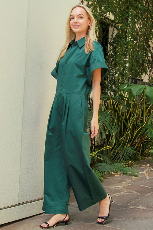 Tibi cheap green jumpsuit