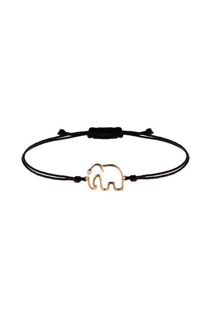 Elephant Cord Bracelet