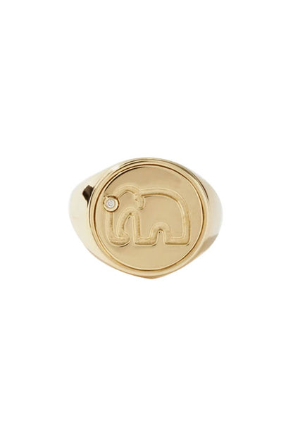 Elephant Signet Ring