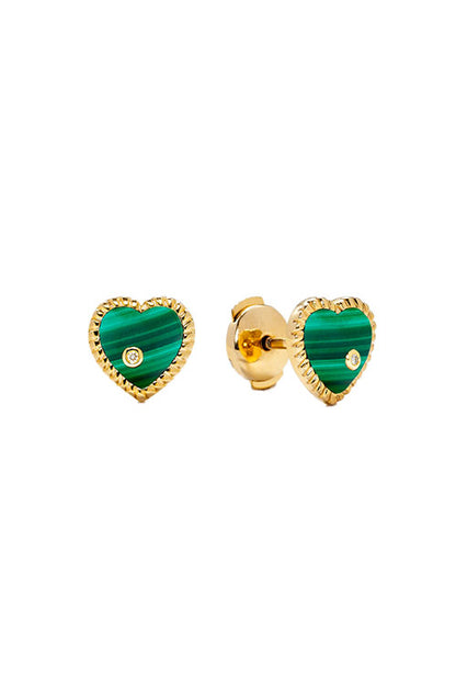 Pair Of Hearts Earring