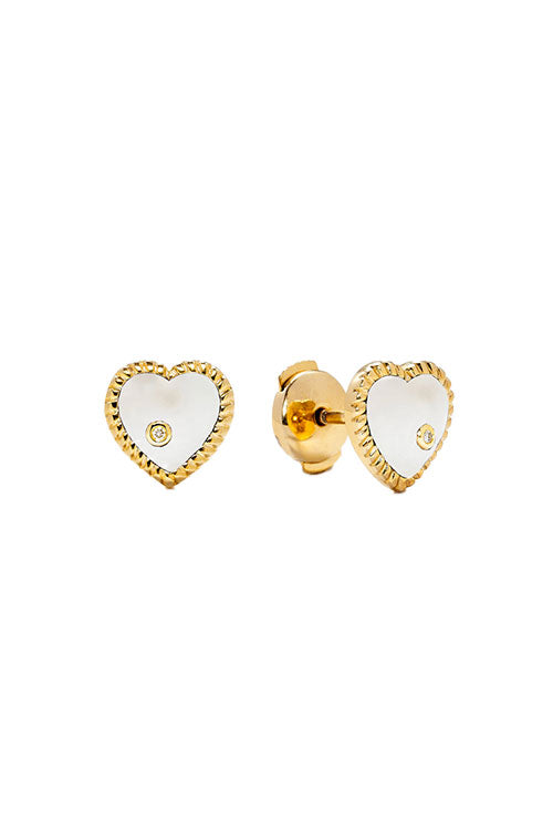 Pair Of Hearts Earring